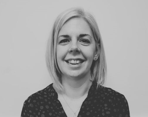 Black and white photo of Emma Taylor - BNS Operations Director