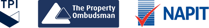 The Property Institute - Property Ombudsman - NAPIT logos